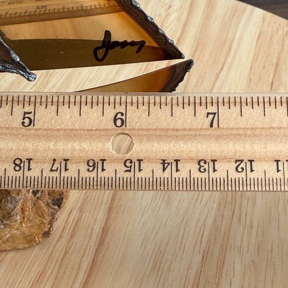 Mario Jason Originals Brass Sailboat Sculpture On Stone Base w Tags - Picture 8 of 14